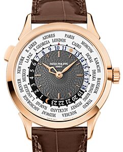 Patek Philippe Complications World Time Rose Gold Charcoal Gray Dial 5230R-001 - BRAND NEW