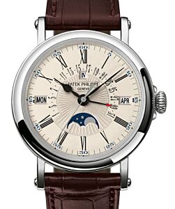 Patek Philippe Grand Complications Perpetual Calendar Retrograde Date White Gold 38mm Opaline Dial 5159G-001 - BRAND NEW