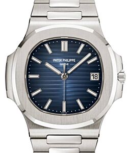 Patek Philippe Nautilus Date Sweep Seconds White Gold Black Blue Dial 5811/1G-001 - BRAND NEW