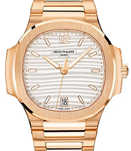 Patek Philippe Nautilus Ladies Rose Gold Silver Dial 7118/1R-001 - BRAND NEW