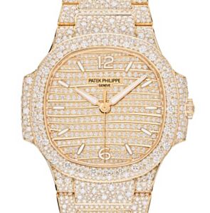 Patek Philippe Nautilus Ladies Rose Gold/Diamond Paved 7118/1450R-001 - BRAND NEW