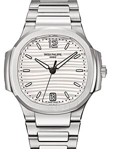 Patek Philippe Nautilus Ladies Stainless Steel Silver Opaline Dial 7118/1A-010 - BRAND NEW