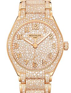 Patek Philippe Twenty~4 Automatic Rose Gold Diamond Paved Dial & Bracelet 7300/1450R-001 - BRAND NEW