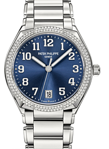Patek Philippe Twenty~4 Ladies Stainless Steel Blue Sunburst Dial 7300/1200A-001 - BRAND NEW