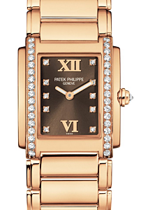 Patek Philippe Twenty~4 Ladies Rose Gold Brown Dial 4910/11R-010 - BRAND NEW