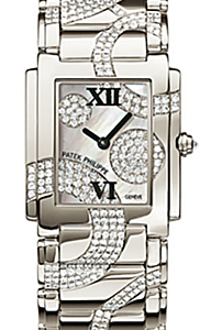Patek Philippe Twenty~4 Ladies White Mother of Pearl White Mother of Pearl 4910/49G - BRAND NEW
