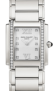 Patek Philippe Twenty~4 Ladies Stainless Steel White Dial 4910/10A-011 - BRAND NEW