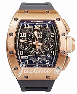 Richard Mille Automatic Flyback Chronograph Felipe Massa Rose Gold Ivory RM 011