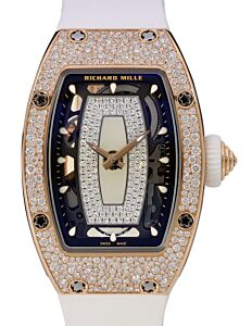 Richard Mille Automatic Winding Rose Gold Snowset Mother of Pearl Dial RM 07-01