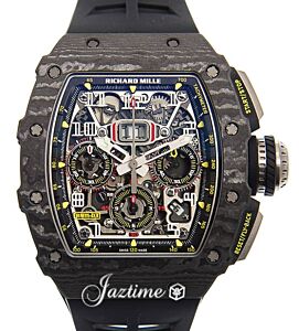 Richard Mille Automatic Flyback Chronograph Carbon TPT Black RM 11-03