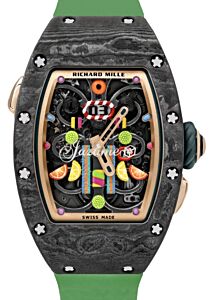 Richard Mille Automatic Kiwi Carbon TPT RM 37-01