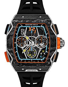 Richard Mille Automatic Winding Split-seconds Chronograph McLaren W1 Carbon RM 65-01