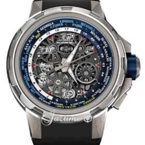 Richard Mille Automatic Winding Worldtimer Titanium RM 63-02 - BRAND NEW