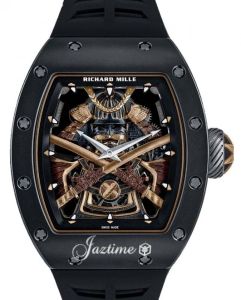 Richard Mille Manual Winding Tourbillon "Samurai" Carbon TPT/Yellow Gold RM 47 - BRAND NEW