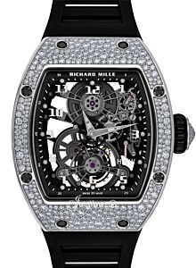 Richard Mille Manual Winding Tourbillon White Gold/Diamonds RM 17-01