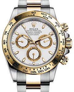 Rolex Daytona Yellow Gold/Steel White Dial Oyster Bracelet 116503 - BRAND NEW