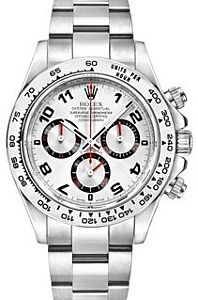 Rolex Daytona White Gold White Arabic Dial Oyster Bracelet 116509 - PRE-OWNED