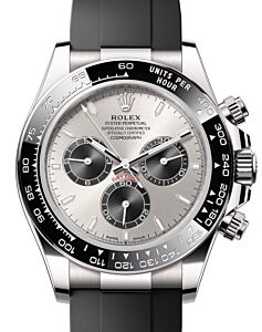 Rolex Daytona White Gold Steel/Bright Black Dial Oysterflex Rubber Bracelet 126519LN - PRE OWNED