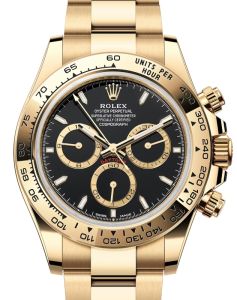 Rolex Daytona Yellow Gold Black Dial Oyster Bracelet 126508 - BRAND NEW