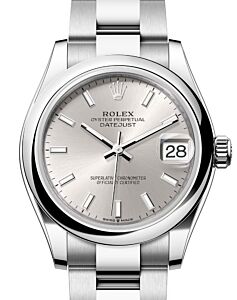Rolex Datejust 31 Stainless Steel Silver Index Dial & Domed Bezel Oyster Bracelet 278240 - BRAND NEW