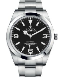 Rolex Explorer I Stainless Steel Black Arabic Index 39mm 3 6 9 New Lume Dial 214270