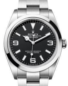 Rolex Explorer I Steel 36mm Black Dial 124270 - BRAND NEW