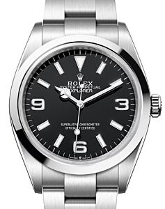 Rolex Explorer I Steel 36mm Black Dial 124270 - PRE OWNED