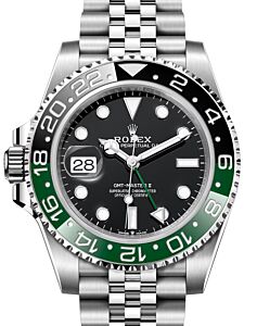 Rolex GMT-Master II "Sprite" Stainless Steel Black Dial Jubilee Bracelet 126720VTNR