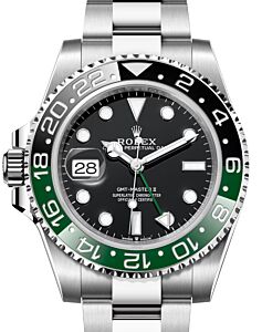 Rolex GMT-Master II "Sprite" Stainless Steel Black Dial Oyster Bracelet 126720VTNR
