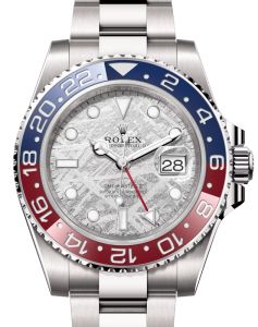 Rolex GMT-Master II "Pepsi" White Gold Meteorite Luminous Dial Oyster Bracelet 126719BLRO - BRAND NEW