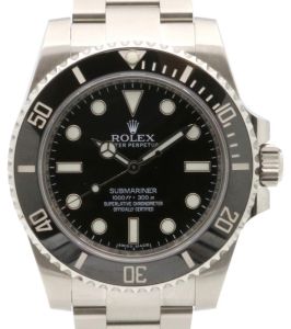 Rolex Submariner No Date Stainless Steel 40mm Black Dial 114060 - PRE-OWNED 