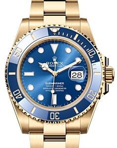 Rolex Submariner Date Yellow Gold 41mm Blue Dial 126618LB - BRAND NEW