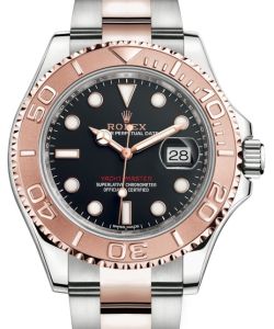 Rolex Yacht-Master 40 Rose Gold/Stainless Steel Black Dial Oyster Bracelet 116621 - BRAND NEW
