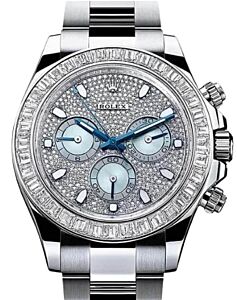 Rolex Daytona Platinum Diamond Paved Dial & Bezel 116576TBR