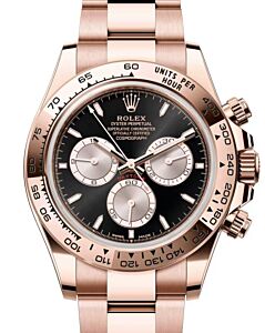 Rolex Daytona Rose Gold Bright Black/Sundust Dial Oyster Bracelet 126505 - PRE OWNED