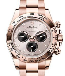 Rolex Daytona Rose Gold Sundust/Bright Black Dial Oyster Bracelet 126505 - PRE OWNED