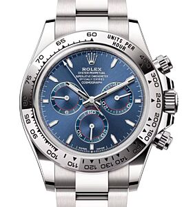 Rolex Daytona White Gold Bright Blue Dial Oyster Bracelet 126509 - BRAND NEW