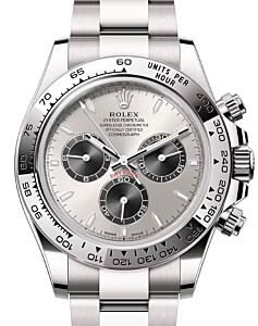 Rolex Daytona White Gold Steel/Bright Black Dial Oyster Bracelet 126509 - PRE OWNED