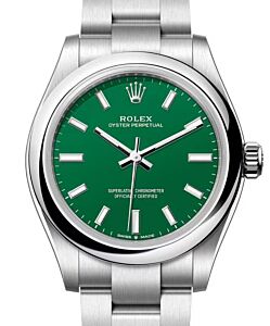 Rolex Oyster Perpetual 31 Green Index Dial 277200 - BRAND NEW