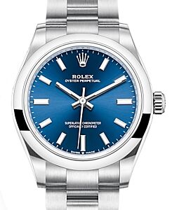Rolex Oyster Perpetual 31 Blue Index Dial 277200 - BRAND NEW