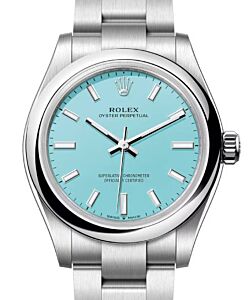 Rolex Oyster Perpetual 31 Turquoise "Tiffany" Index Dial 277200 - BRAND NEW
