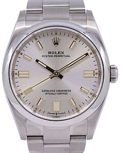 Rolex Oyster Perpetual 36 Silver Index Dial 126000 - PRE-OWNED