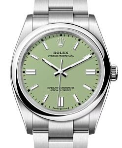 Rolex Oyster Perpetual 36 Steel Pistachio Green Index Dial 126000 - BRAND NEW