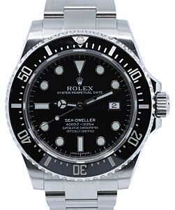 Rolex Sea-Dweller 4000 Stainless Steel Diver 40mm Black 116600 - PRE-OWNED 