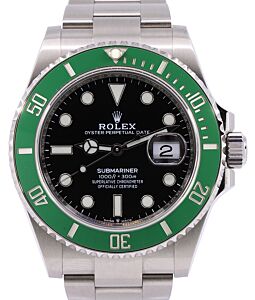 Rolex Submariner "Kermit" Date Stainless Steel 41mm Green Bezel 126610LV - PRE-OWNED