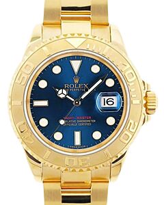 Rolex Yacht-Master 40 Yellow Gold Blue Dial Oyster 16628