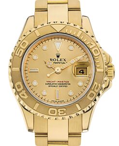 Rolex Yacht-Master 40 Yellow Gold Champagne Dial Oyster 16628