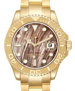 Rolex Yacht-Master 40 Yellow Gold Dark Mother of Pearl Dial Oyster 16628