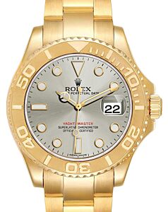 Rolex Yacht-Master 40 Yellow Gold Silver Dial Oyster 16628