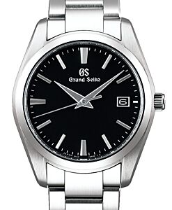 Grand Seiko Heritage 9F Quartz 37mm Steel Black Dial SBGX261 - BRAND NEW